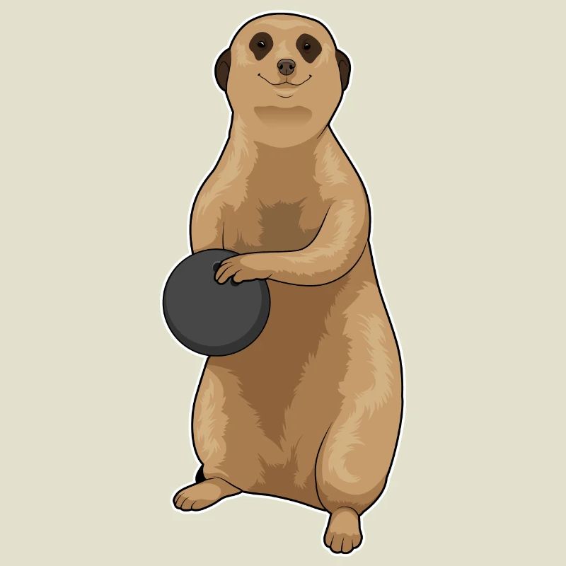Suricate Boule de bowling