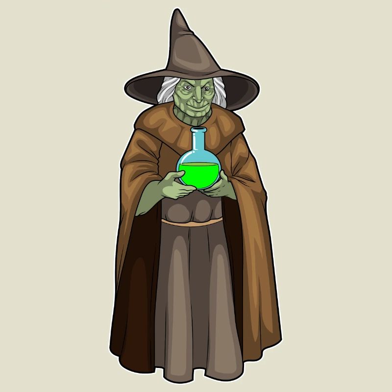 Witch Halloween Magic Potion