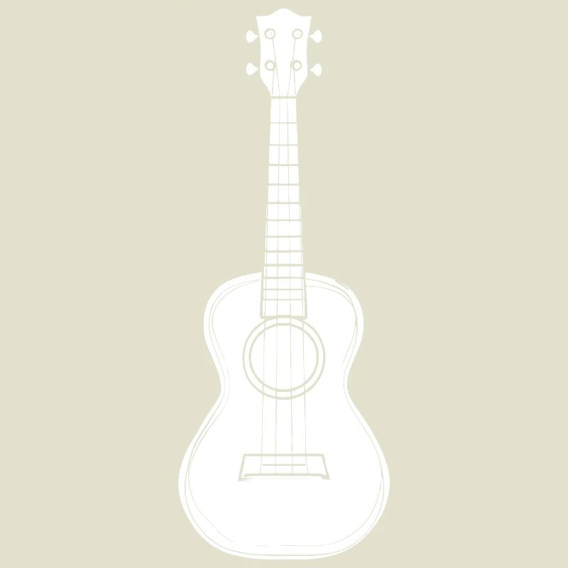 Dessin d’instrument de ukulélé