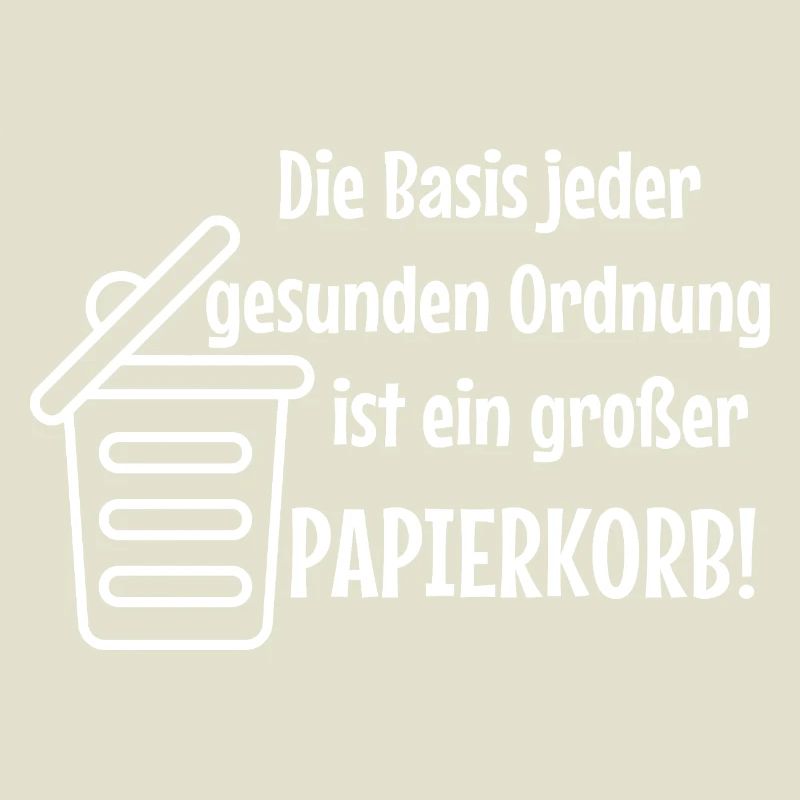 Basic Order: Large Wastepaper Bin Witzer Saying Office