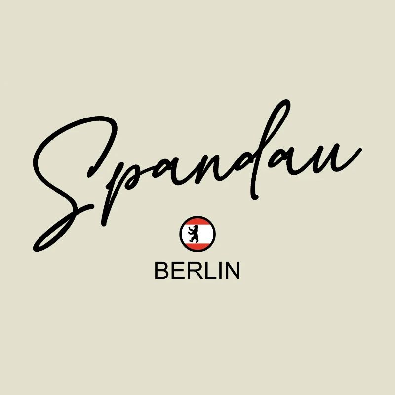 Spandau - Drapeau de Berlin - Berlin Bear Berlinerin