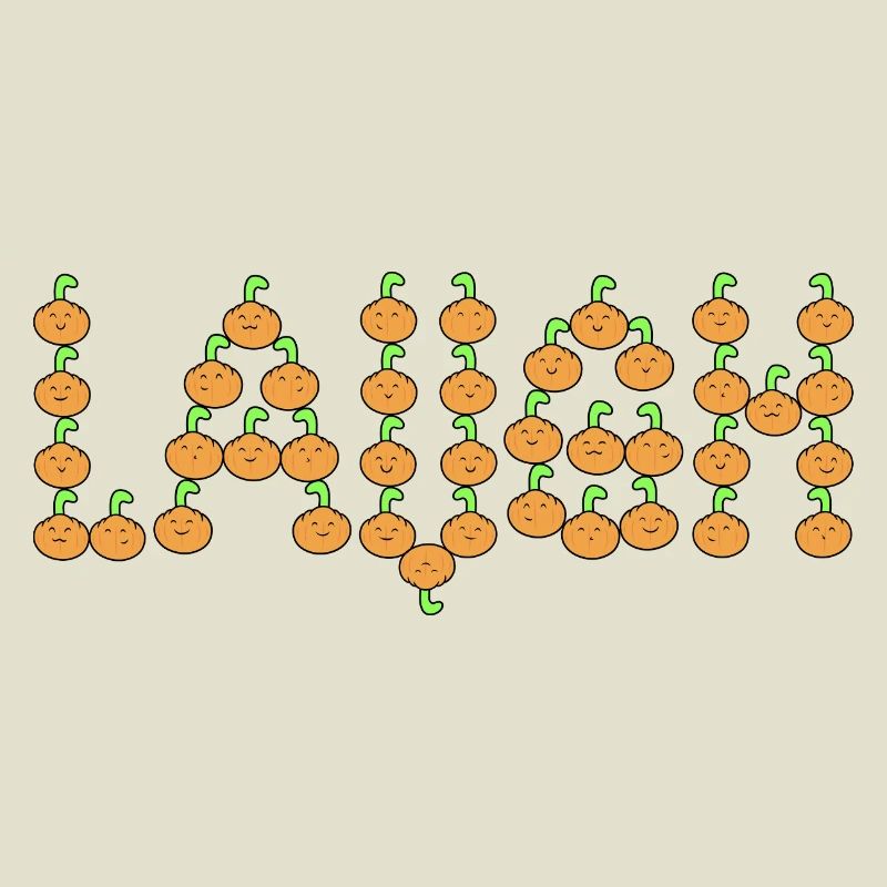 Pumpkins laugh