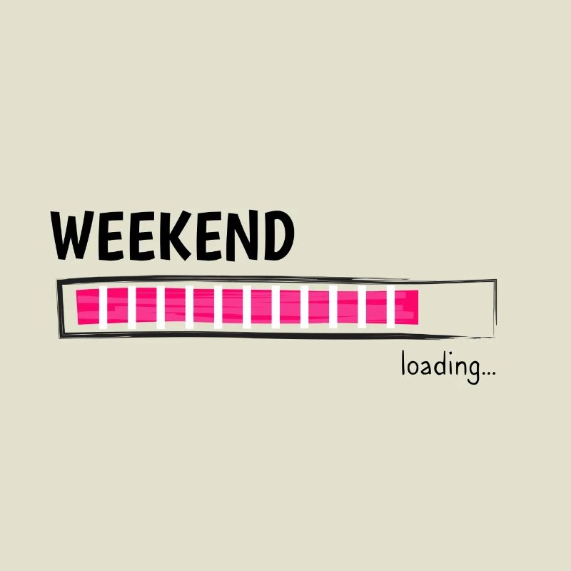 Weekend Loading Bar Leisure Mode