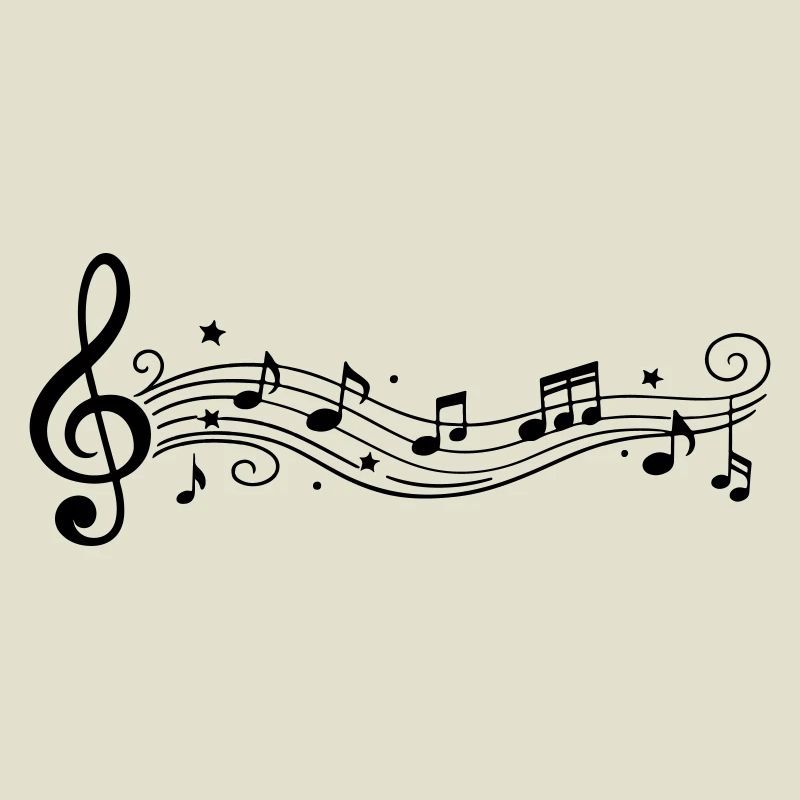 Notes musicales Clés de mélodie