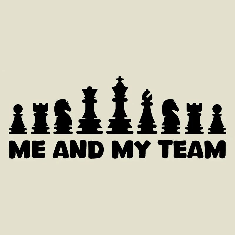 Echecs Cool Dictons Équipe Pièces D’échecs Logo