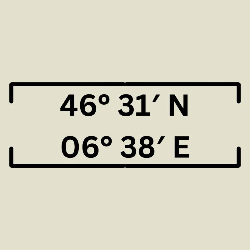 Coordinates Lausanne Minimalist