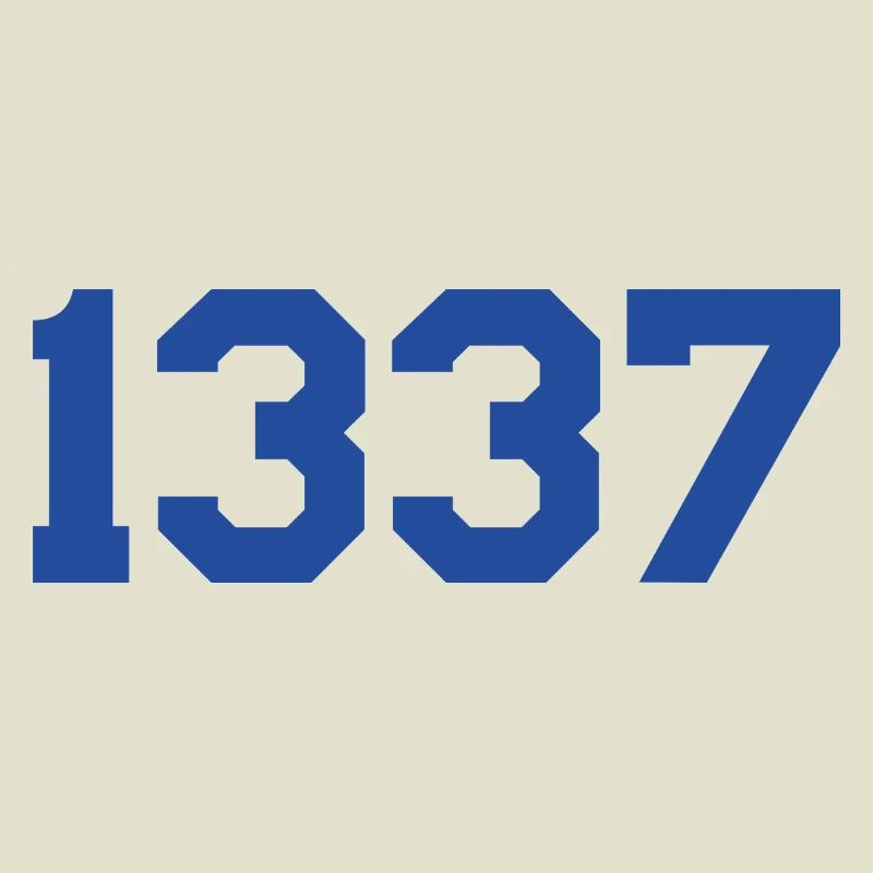 1337 – Conception en texte bleu