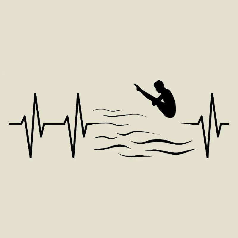 Pulse Diving Diver Cliff Jumping Heartbeat