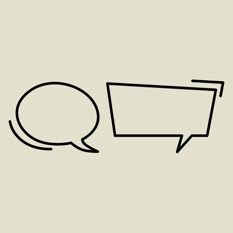 Comic speech bubbles