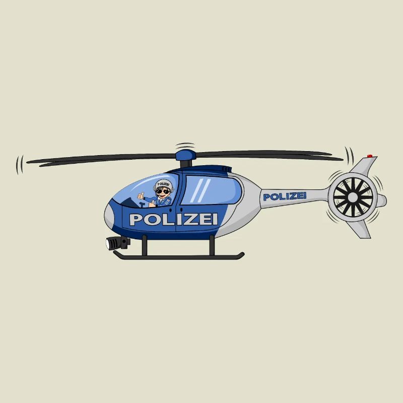 Polizei Hubschrauber Pilot