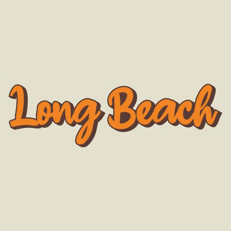 Long Beach Retro Script