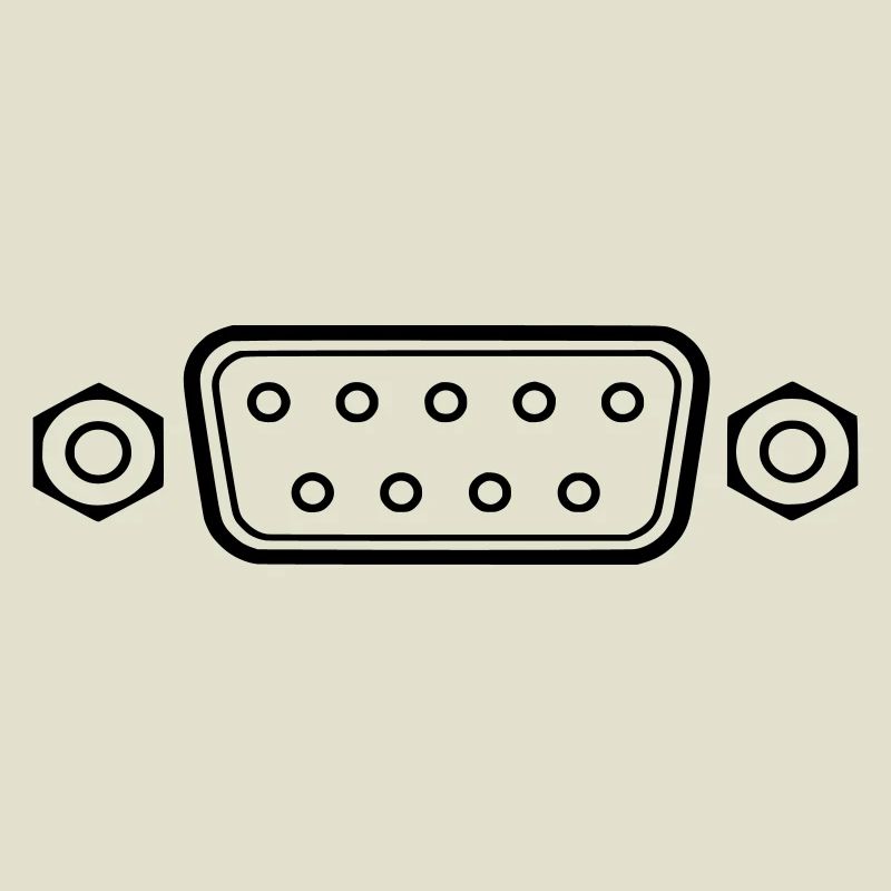 DB 9 Connector, serial connector