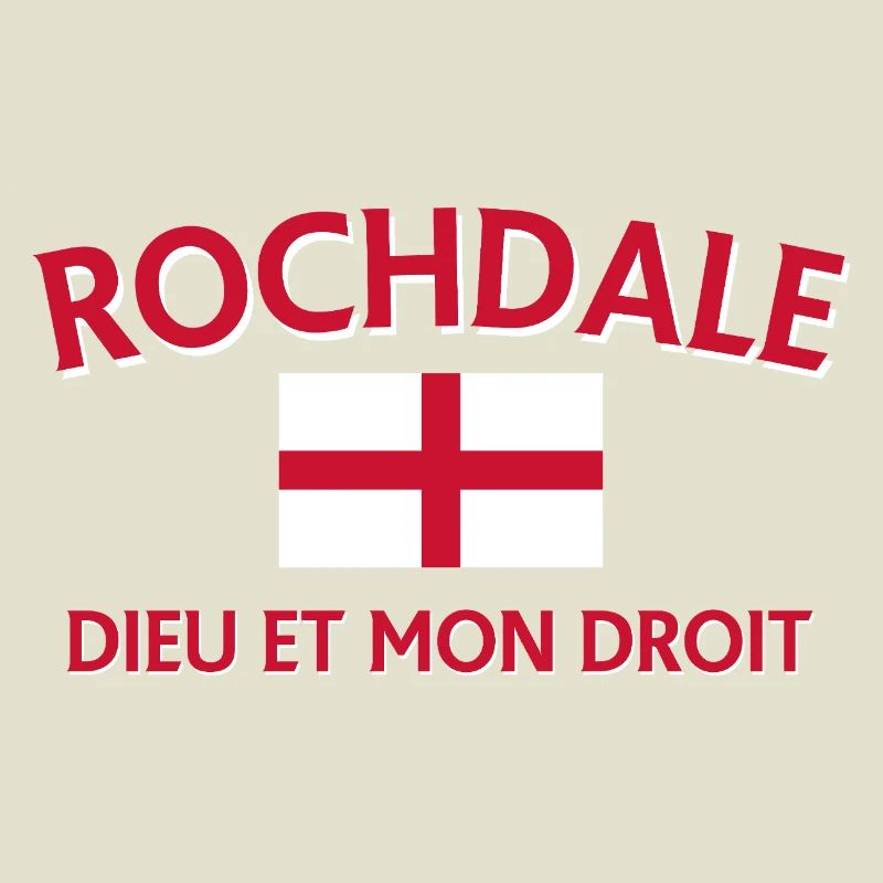 Devise du drapeau anglais de Rochdale