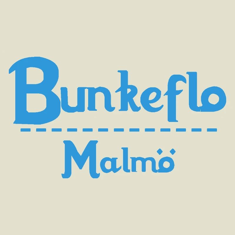 Centrum Malmö – Blue Text Design