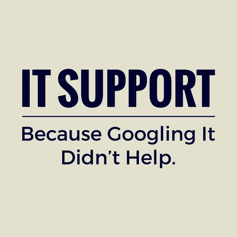 Chemise support informatique – parce que chercher sur Google n’a pas aidé