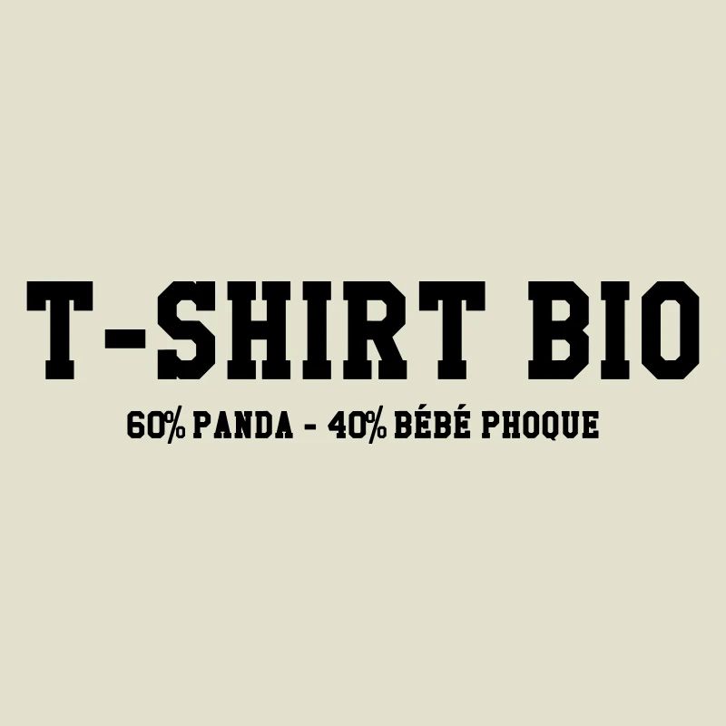 Bio Panda Bebe Phoque Humour