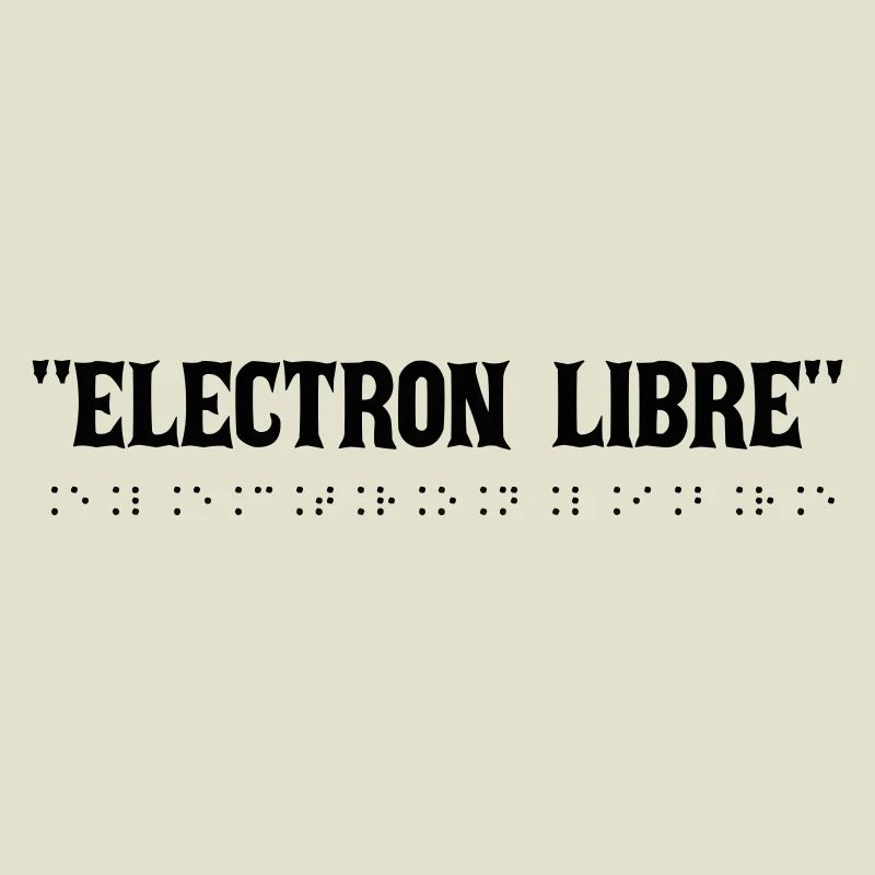 Typographie électro rétro