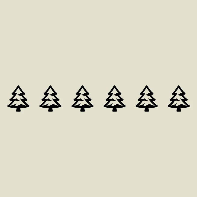 Fir tree icon forest