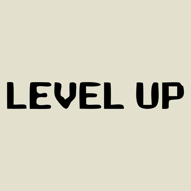 Level Up 8-Bit Lettering