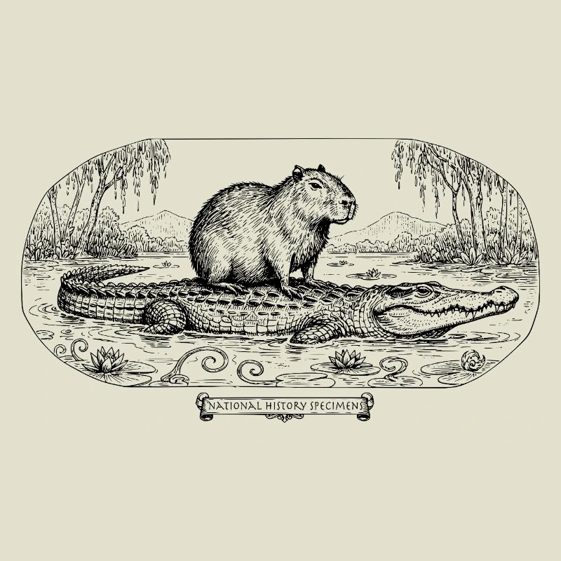 Croc und Capybara