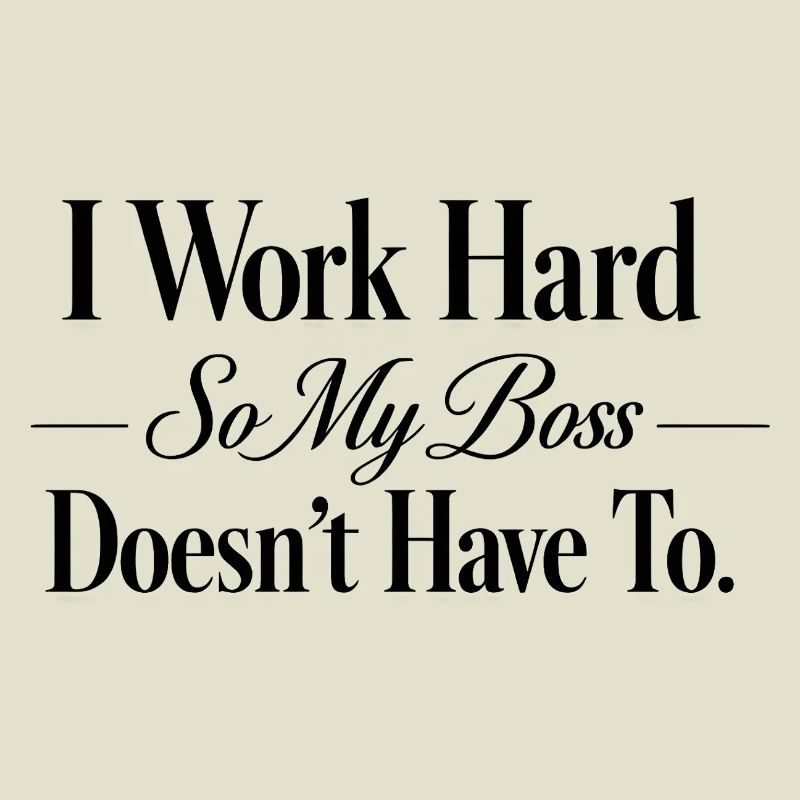 I work hard so my Chef doesn't have to