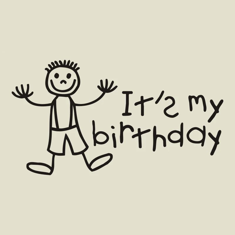 C'est mon anniversaire - Garçon