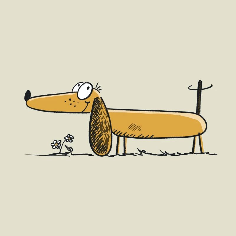 Teckel drôle - Teckel - Teckel - Comic