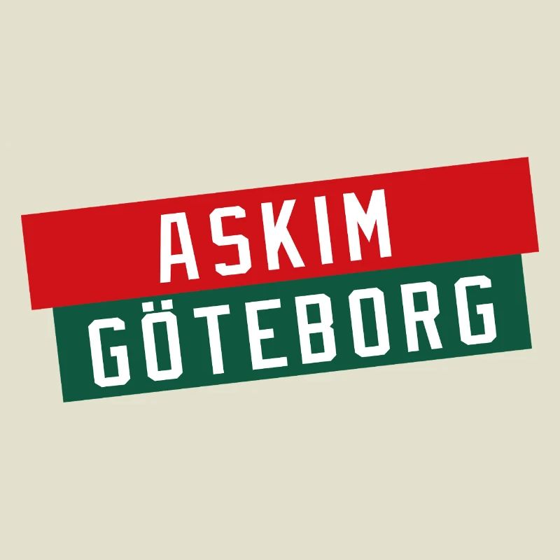 Logo du bloc de couleur Askim Göteborg