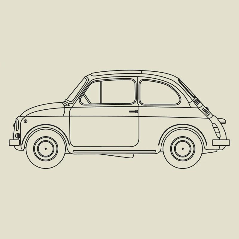 Melone, Stier, ikonischer italienischer Oldtimer