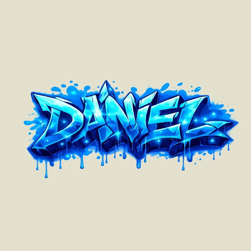 Graffiti DANIEL Name Geschenk Ideal druckbar