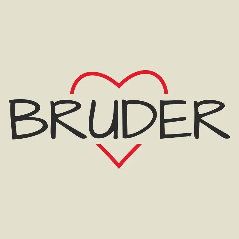 Bruder Herz Geschenk Geburtstag 