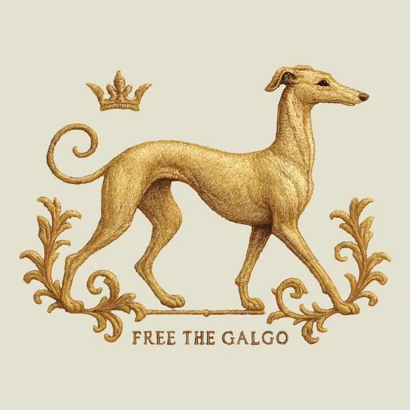 Libérez le Galgo - Broderie n°01