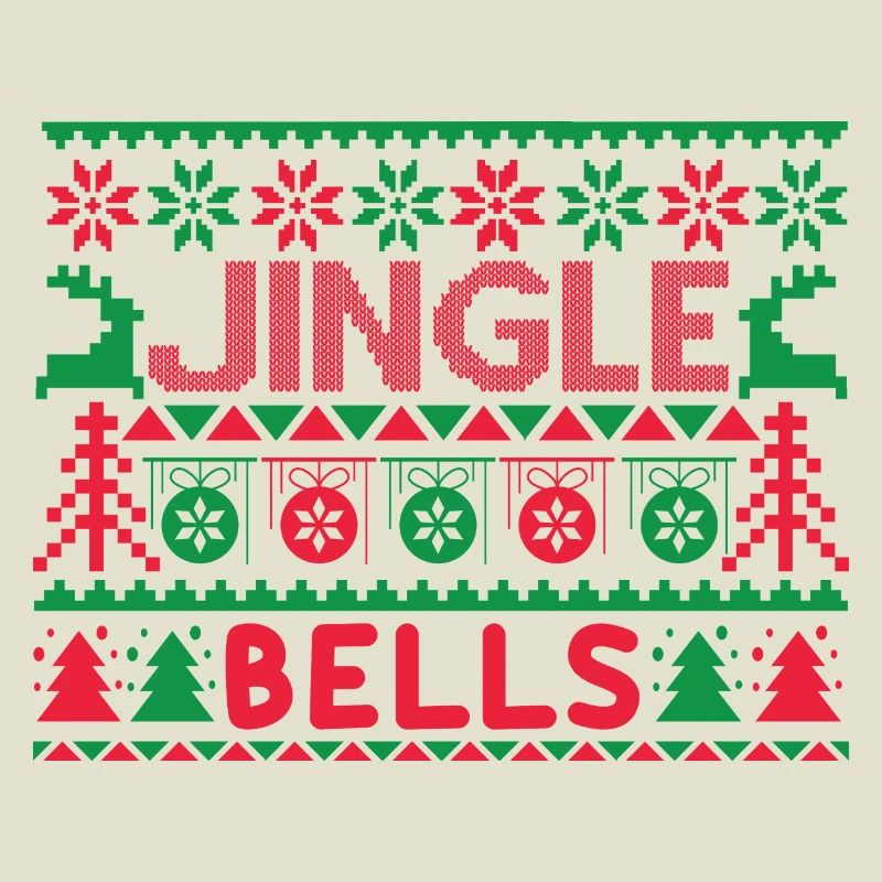 Hässlicher Pullover - Jingle Bells Strickanleitung