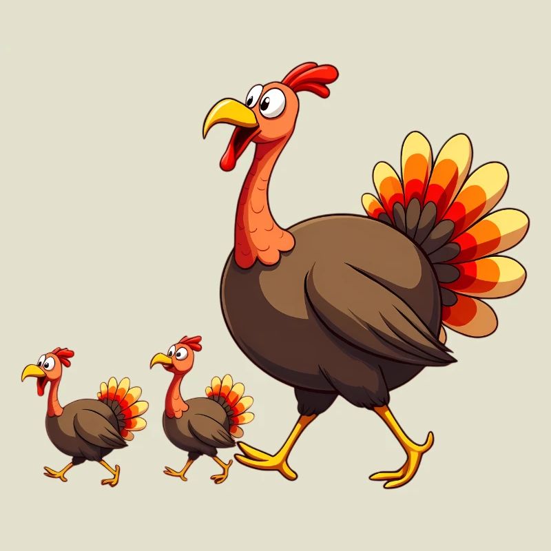 Bébé dinde de Thanksgiving