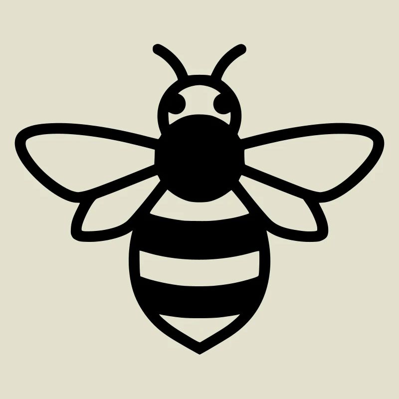Bee Outline Drawing