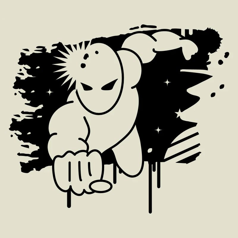 Superheld Graffiti