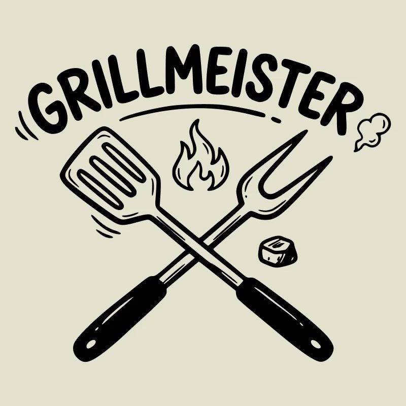 Grill Master BBQ Grilling Pitmaster Hommes