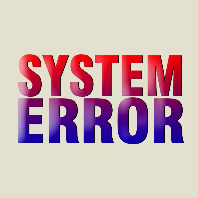 Systemfehler Gradient Typo