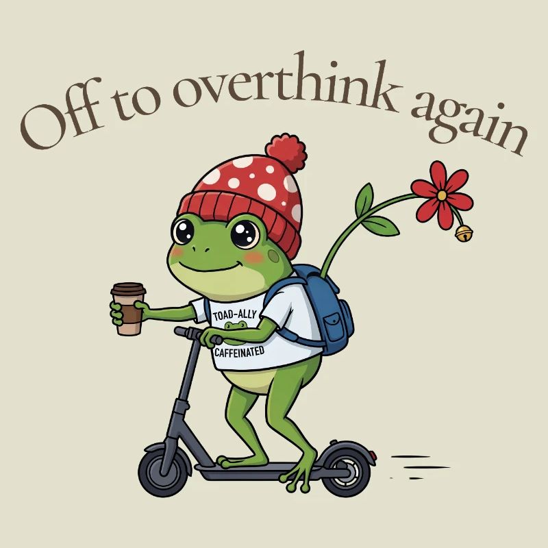 Toad-ally caffeinated Frosch