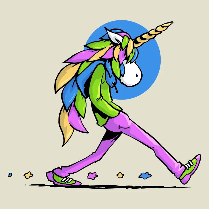 Wandelndes Einhorn