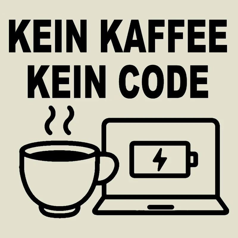 Kein Kaffee Kein Code – Funny Programmer Design