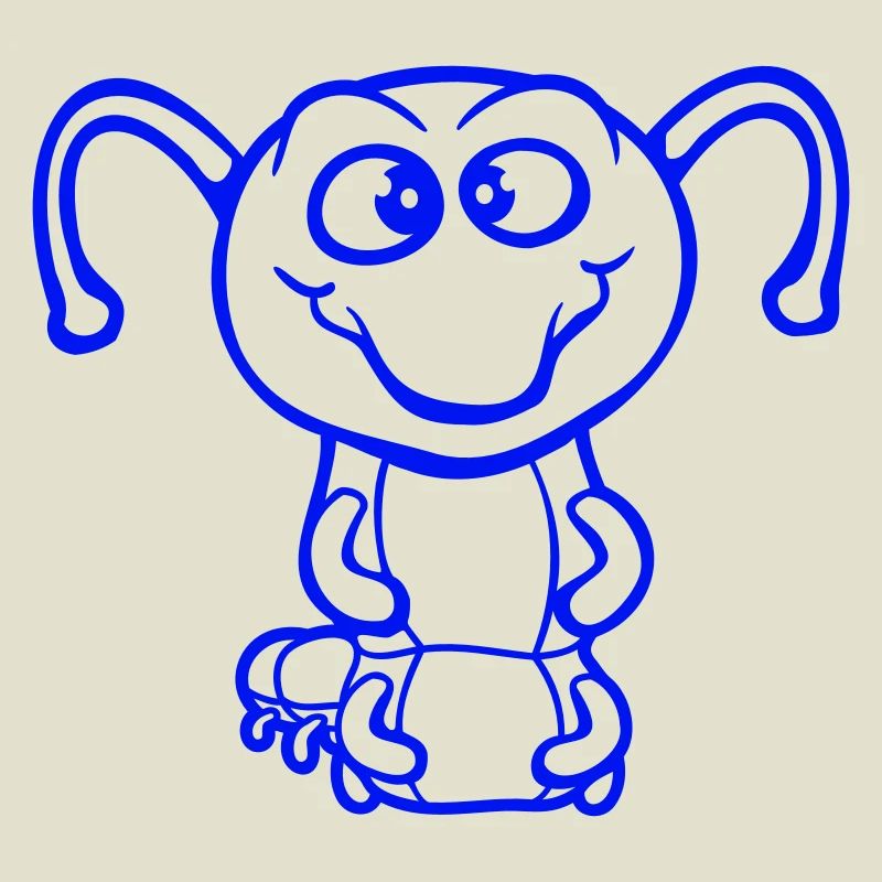 Chenille douce douce petits sourires amicale heureuse