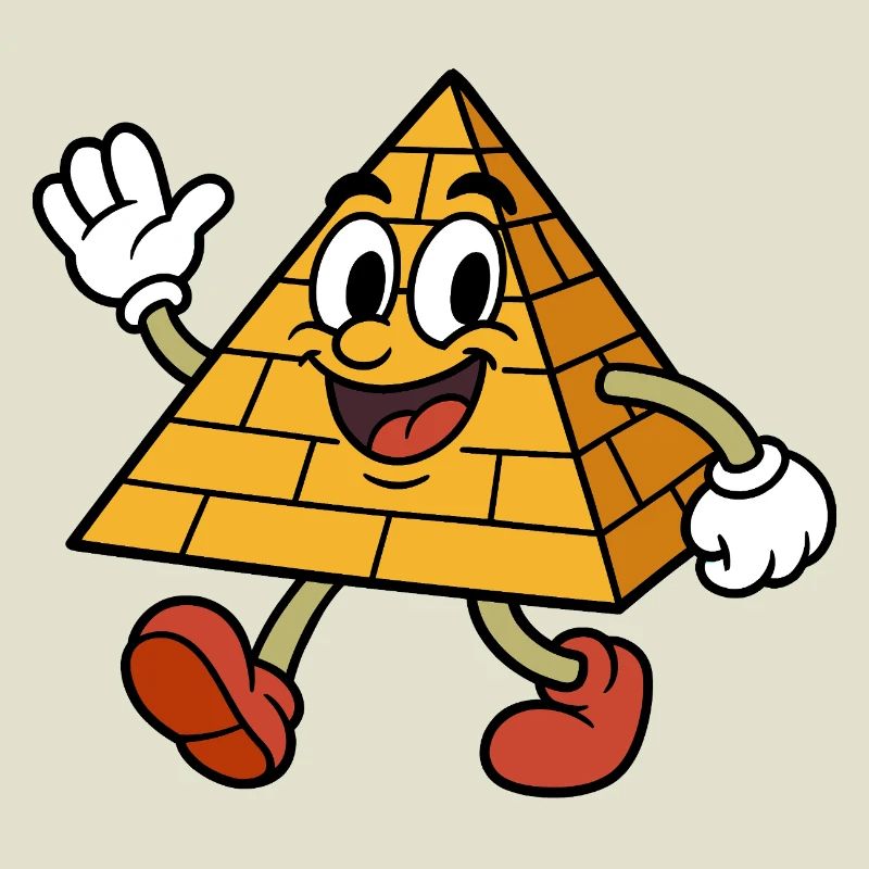Talking wacky pyramid