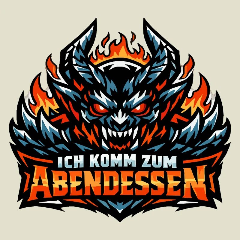 Abendessen Dämonen-Feuer