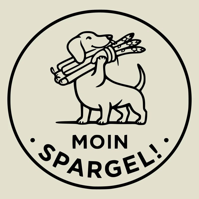 moin spargel dackel hund