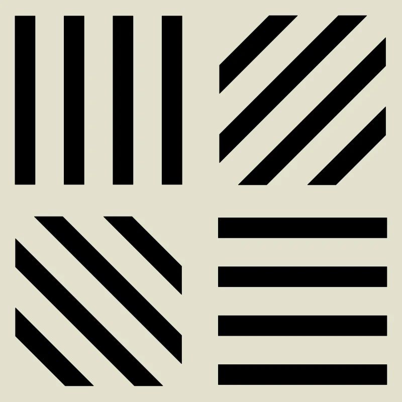 graphic stripe pattern