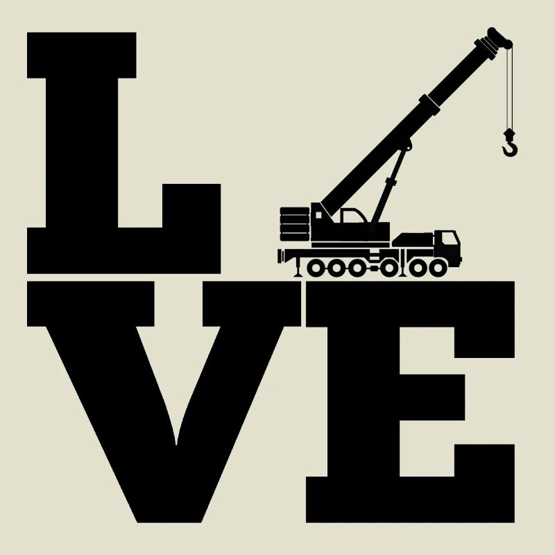 Crane Construction Crane Construction Machine Vehicle Work Gift