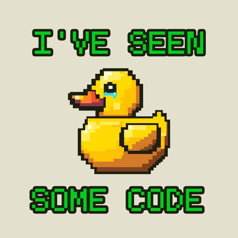 Pixel Duck Ich habe etwas Code gesehen