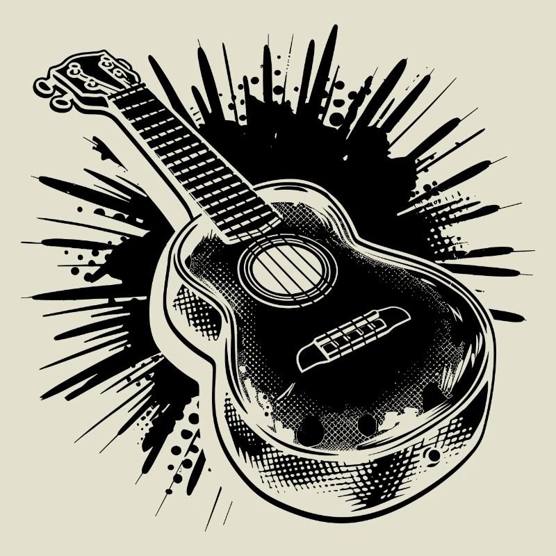 Ukulele Drawing