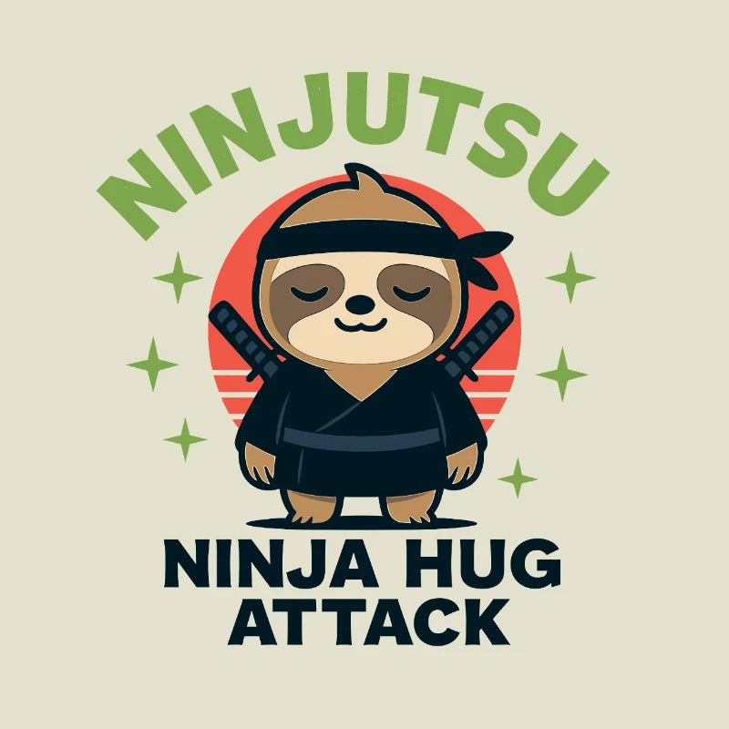 Ninja Cuddle Sloth HugAttack